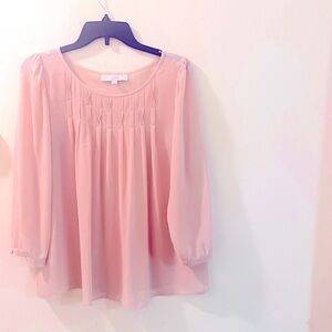 Loft Pink Top Size Medium Never Worn
